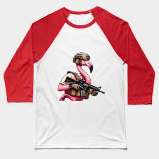 Tactical Flamingo Baseball T-Shirt